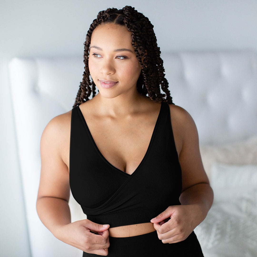 Kindred bravely Sublime® Adjustable Crossover Nursing & Lounge Bra