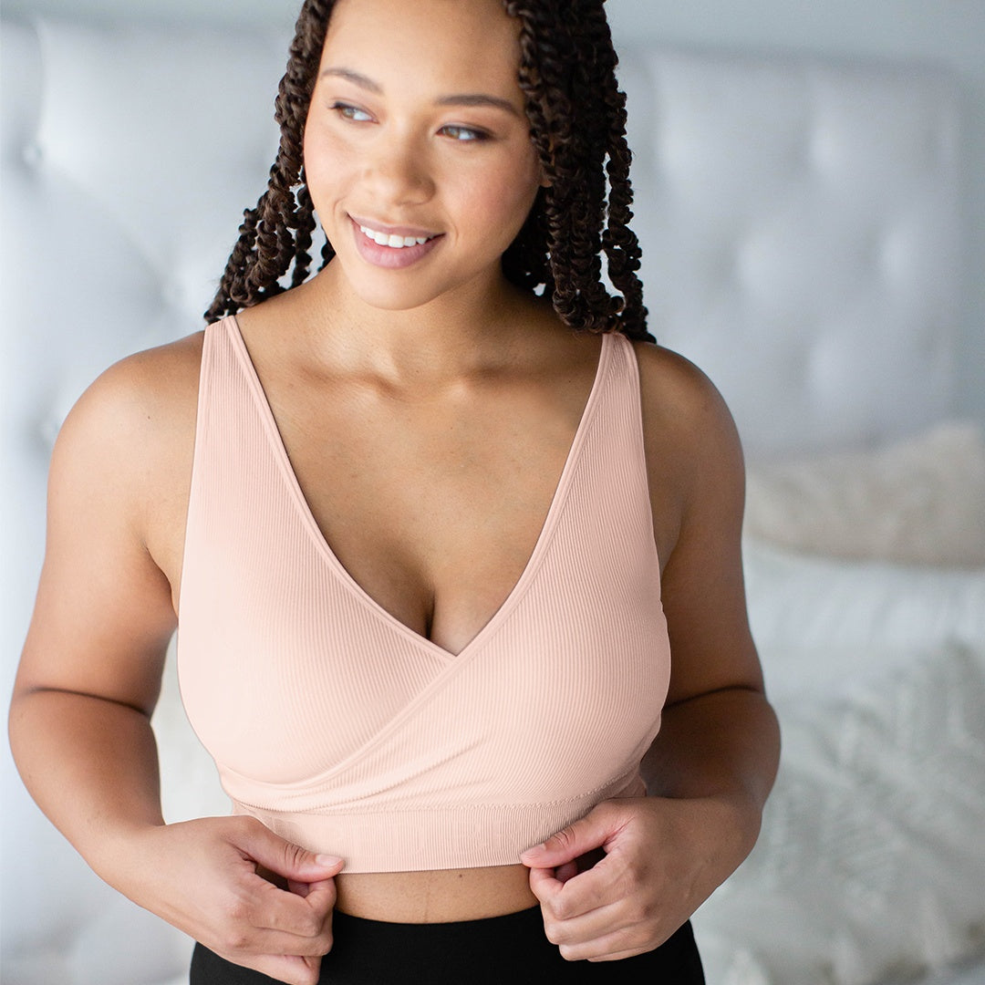 Kindred bravely Sublime® Adjustable Crossover Nursing & Lounge Bra